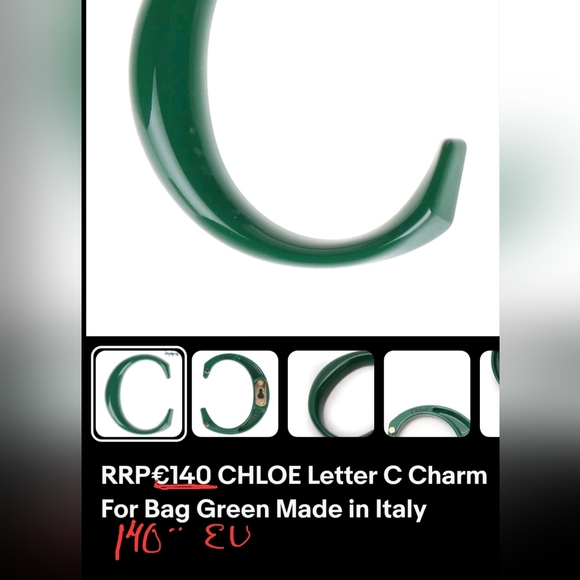 โ๏ธ CHLOE LETTER " C " โ๏ธ - Picture 9 of 9